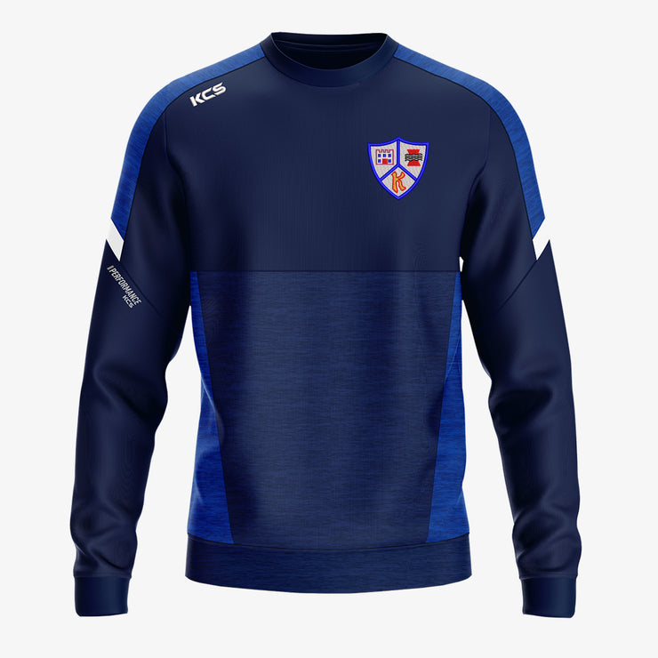 Keel GAA KCS Helios Crew Neck Top Navy/Royal/White