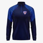 Keel GAA KCS Luna Quarter Zip Top Navy/Royal