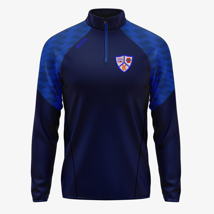 Keel GAA KCS Luna Quarter Zip Top Navy/Royal