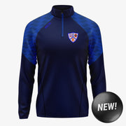 Keel GAA KCS Luna Quarter Zip Top Navy/Royal
