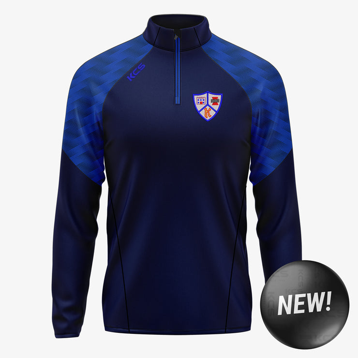 Keel GAA KCS Luna Quarter Zip Top Navy/Royal