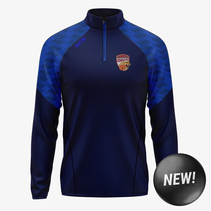 Killarney Cougars Basketball KCS Luna Quarter Zip Top Navy/Royal