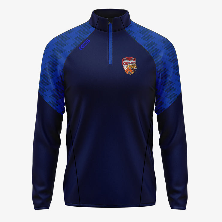 Killarney Cougars Basketball KCS Luna Quarter Zip Top Navy/Royal