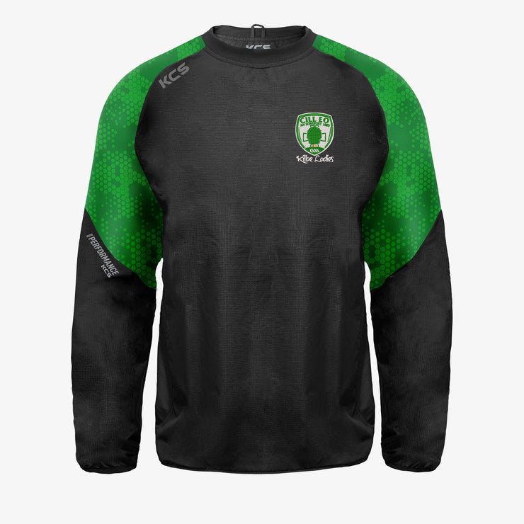 Killoe Ladies Football Club KCS Focus Windcheater Black/Green