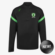 Killoe Ladies Football Club KCS Kinova Quarter Zip Top Black/Green