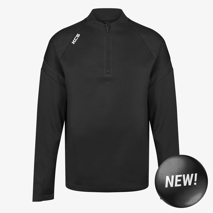 KCS Kinova Quarter Zip Top Black/Black