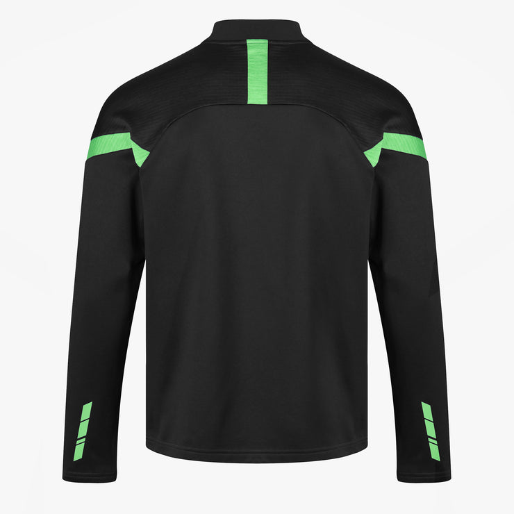 Northern Gaels GFC Longford KCS Kinova Quarter Zip Top Black/Green