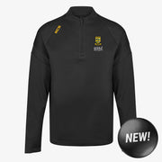 The Downs Ladies KCS Kinova Quarter Zip Top Black/Black