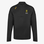 The Downs Ladies KCS Kinova Quarter Zip Top Black/Black