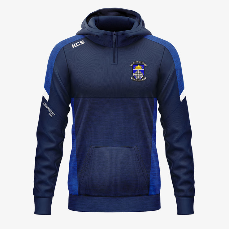 Legan Sarsfields Longford KCS Helios Half Zip Hoodie Navy/Royal/White
