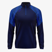 KCS Luna Quarter Zip Top Navy/Royal