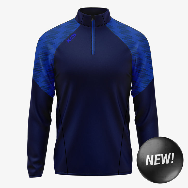 KCS Luna Quarter Zip Top Navy/Royal