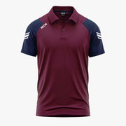 KCS Soul Polo Shirt Maroon/Navy