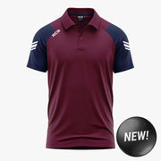 KCS Soul Polo Shirt Maroon/Navy