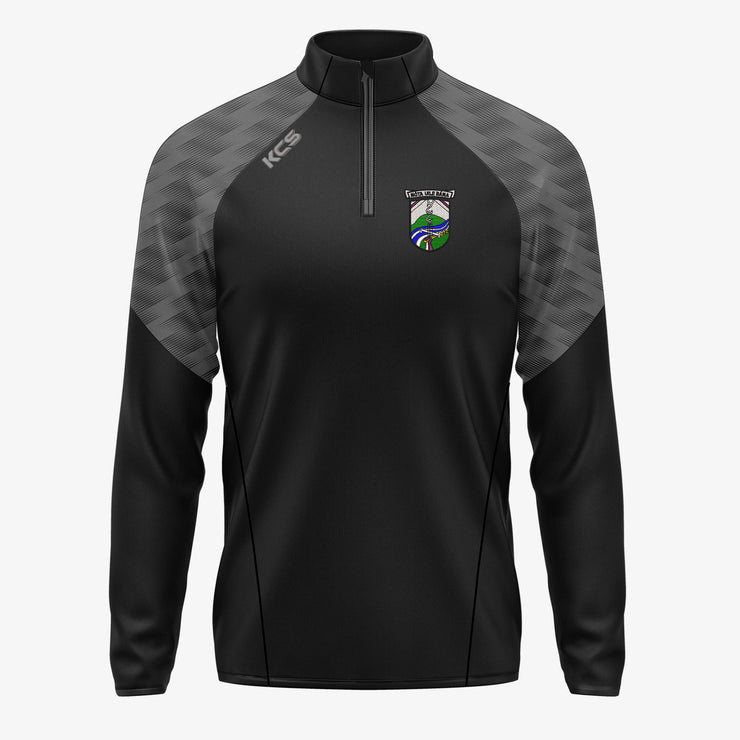 Moate ALL Whites GAA KCS Luna Quarter Zip Top Black/Graphite