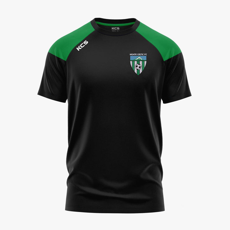 Moate Celtic FC KCS Verona Tee Black/Green