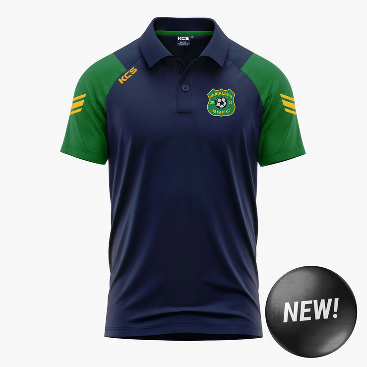 Mucklagh FC KCS Soul Polo Shirt Navy/Green
