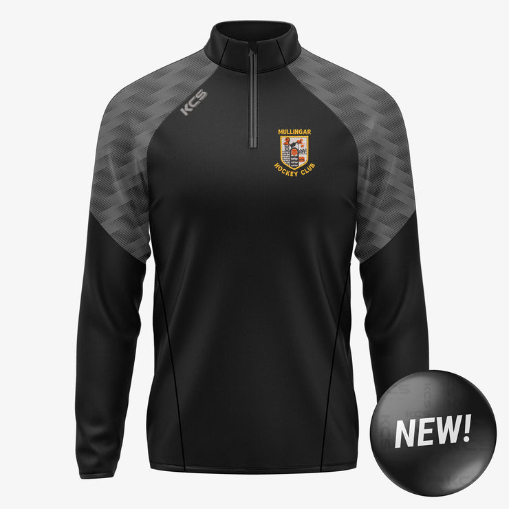 Mullingar Hockey Club KCS Luna Quarter Zip Top Black/Graphite