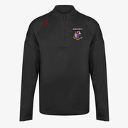 Mullingar Town AFC KCS Kinova Quarter Zip Top Black/Black