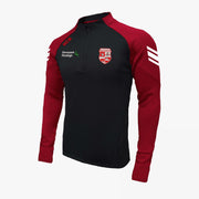 Naomh Colmcille Donegal KCS Soul Quarter Zip Top Black/Red