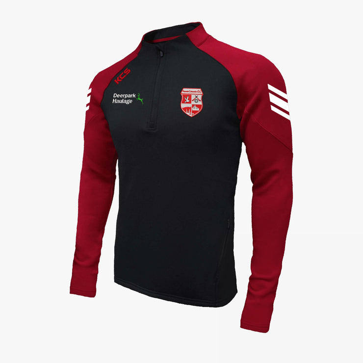Naomh Colmcille Donegal KCS Soul Quarter Zip Top Black/Red