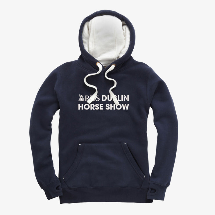 Dublin Horse Show Aga Khan Hood with flags embroidery on back - Navy