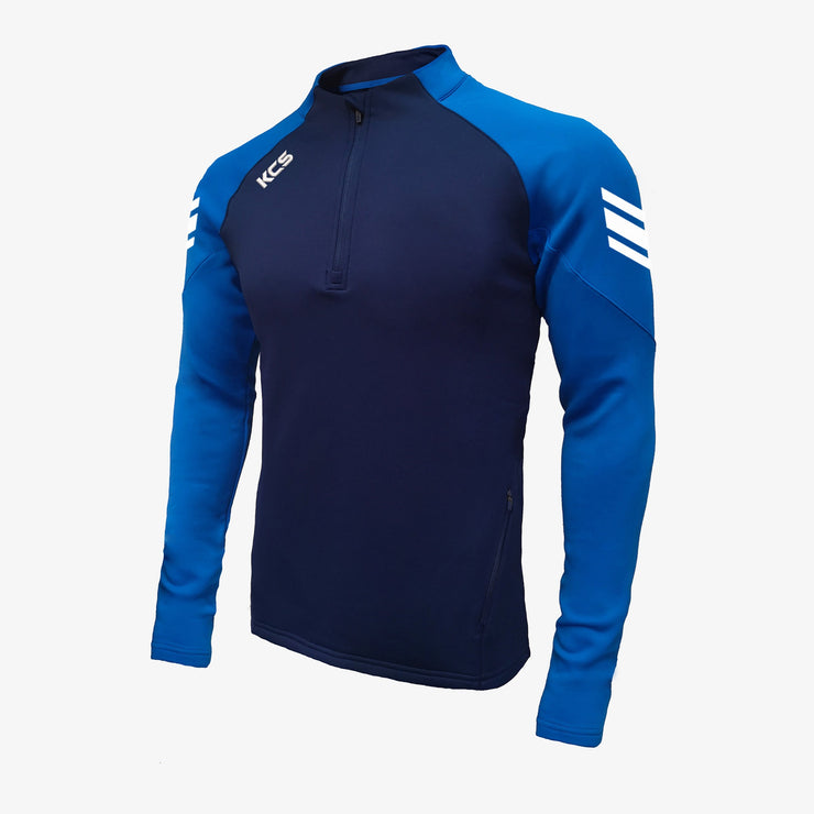 KCS Soul Quarter Zip Top Navy/Royal Blue