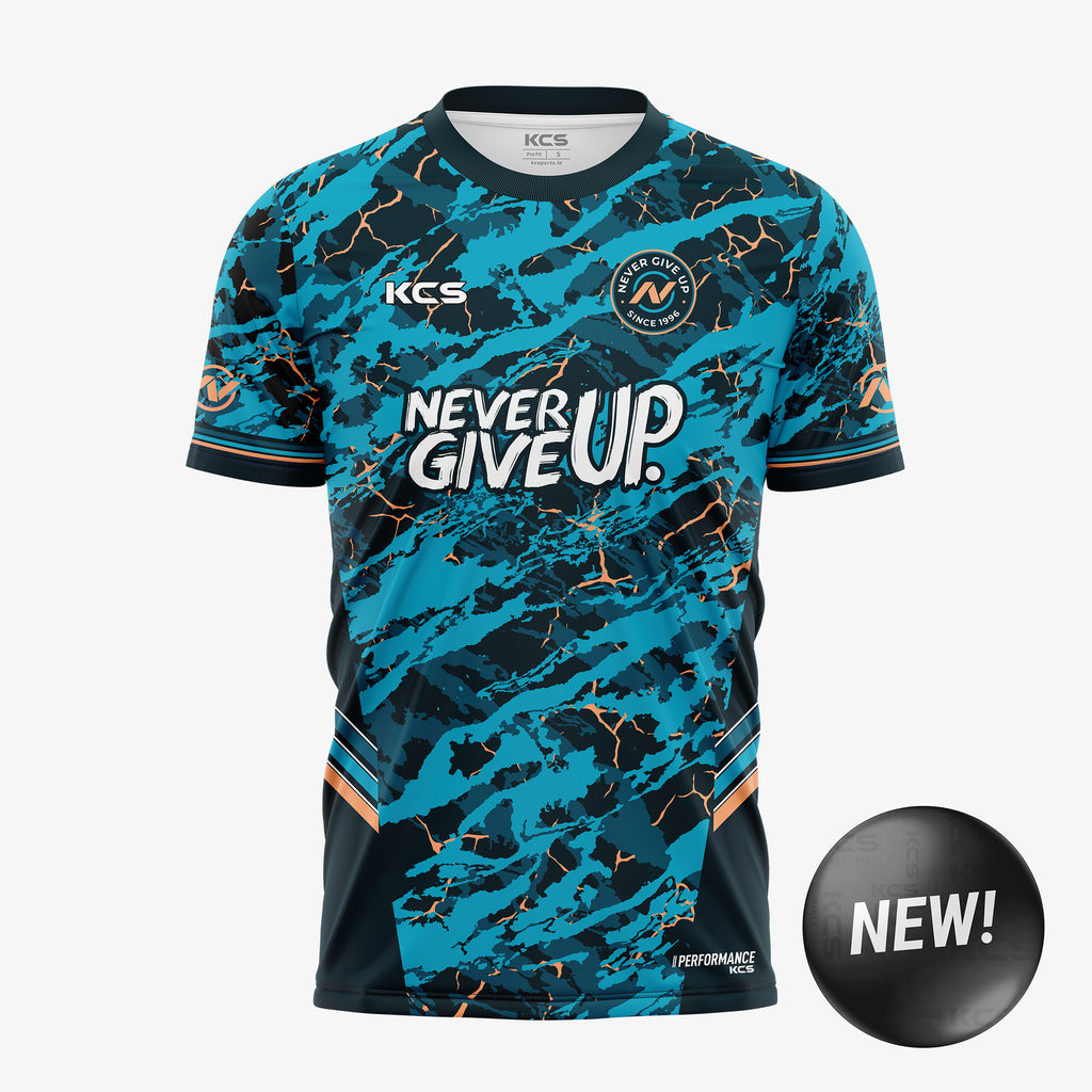 Never Give Up Jersey - Blue Flame