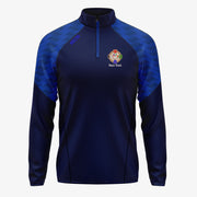New York GAA KCS Luna Quarter Zip Top Navy/Royal