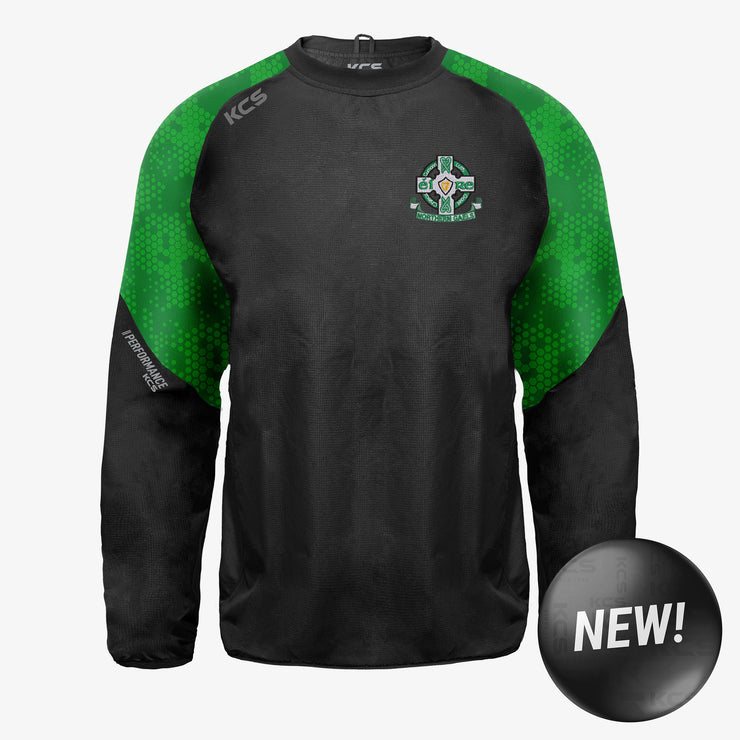 Northern Gaels GFC Longford KCS Focus Windcheater Black/Green