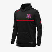 Offaly Rowing Club KCS Astro V2 Hoodie Black-Black Melange-Solid Red