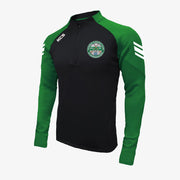 St Oliver Plunketts Mullingar KCS Soul Quarter Zip Top Black/Green