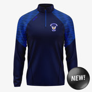 Raharney Hurling Club KCS Luna Quarter Zip Top Navy/Royal