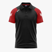 KCS Soul Polo Shirt Black/Red