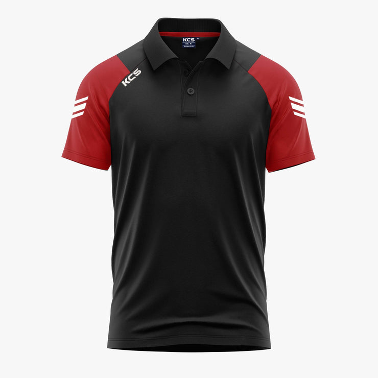 KCS Soul Polo Shirt Black/Red