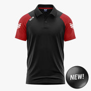 KCS Soul Polo Shirt Black/Red