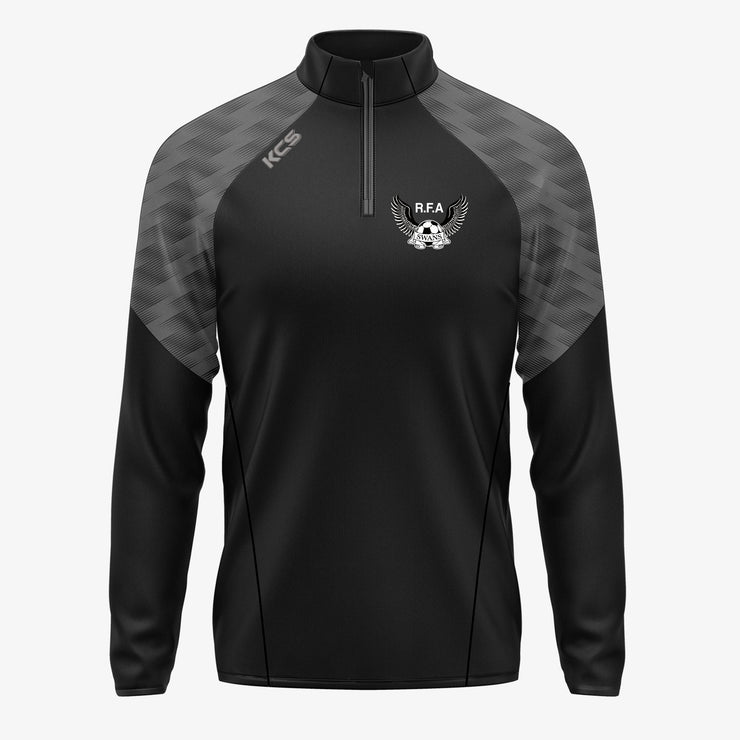 RFA Swans KCS Luna Quarter Zip Top Black/Graphite