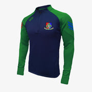 Shamrocks GAA Offaly KCS Soul Quarter Zip Top Navy/Green