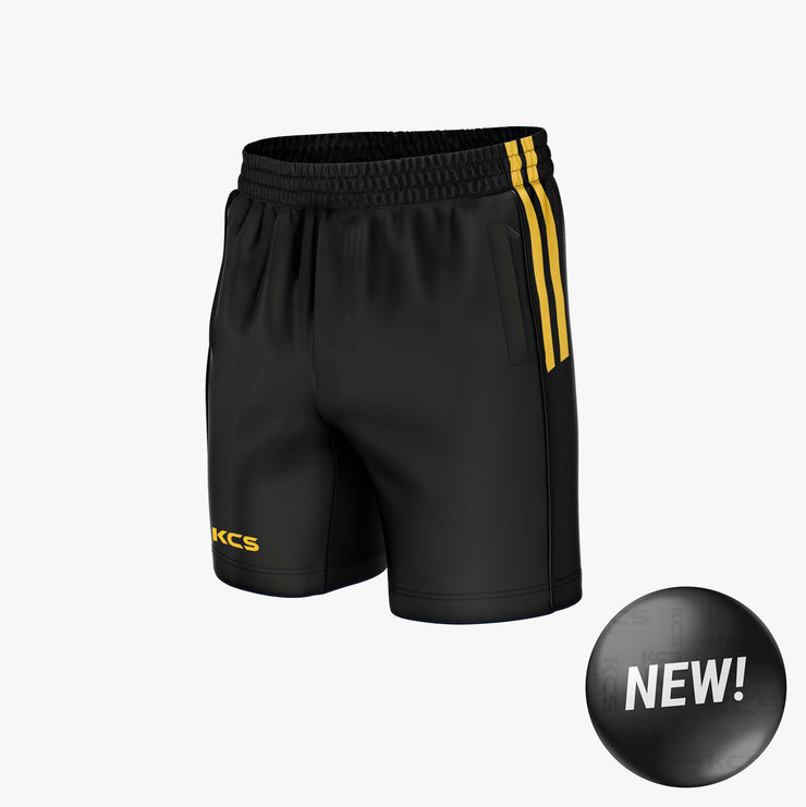 KCS Shore Leisure Shorts - Black & Gold