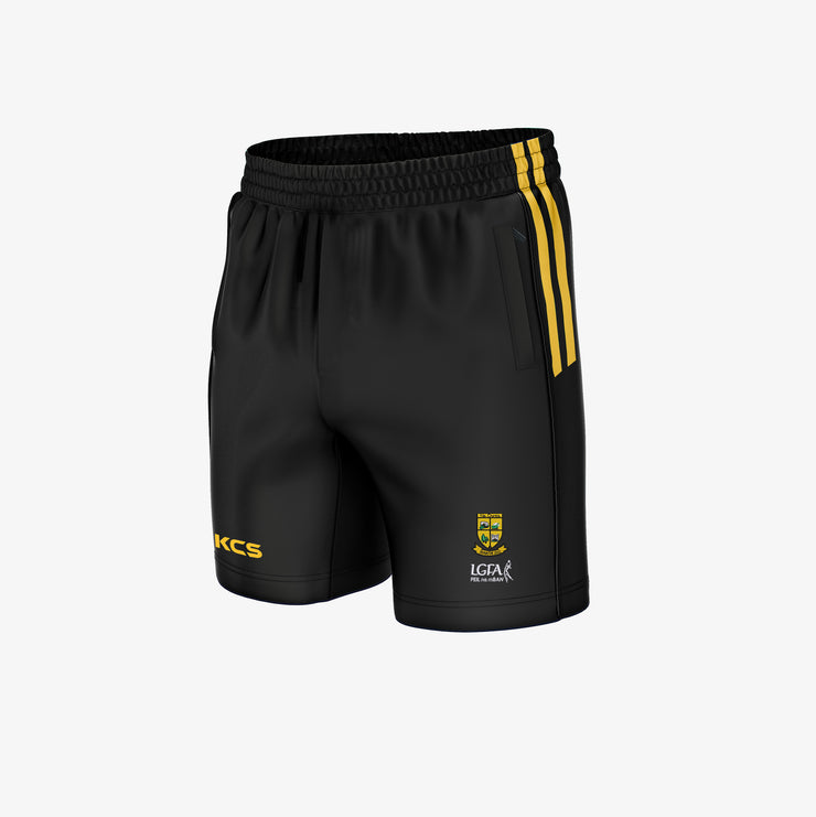 The Downs Ladies KCS Shore Leisure Shorts Black & Gold