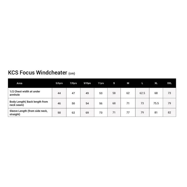 Irish Rail Order Window KCS Focus Windcheater Black/Orange