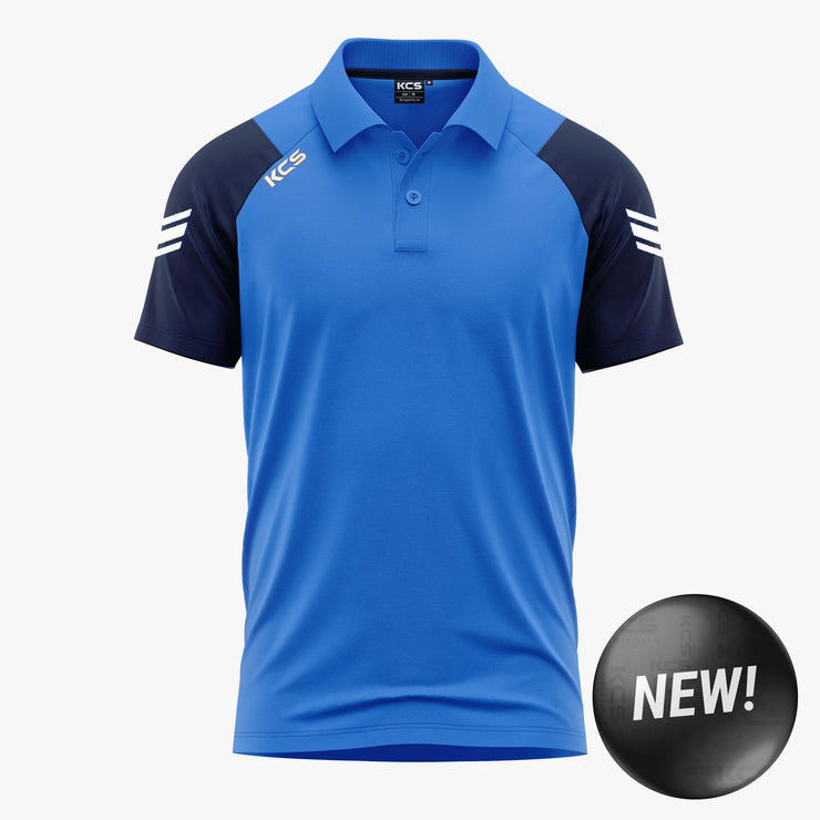 KCS Soul Polo Shirt Navy/Sky Blue