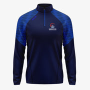 Sligo Swim Club KCS Luna Quarter Zip Top Navy/Royal