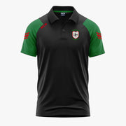 St. Brigid's GAA Roscommon KCS Soul Polo Shirt Black/Green