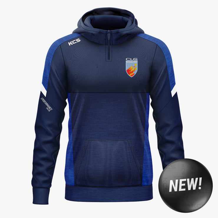 Tullamore GAA KCS Helios Half Zip Hoodie Navy/Royal/White