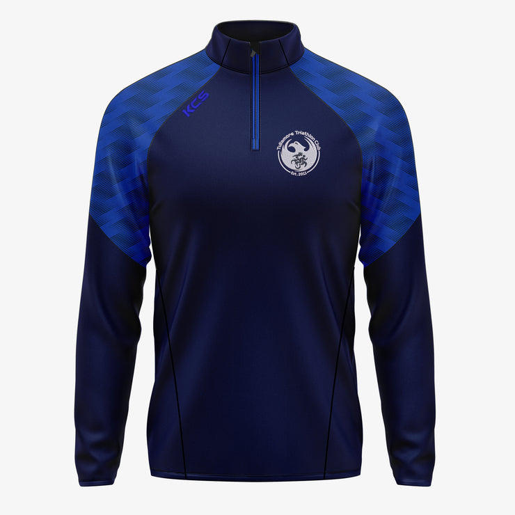 Tullamore Triathlon Club KCS Luna Quarter Zip Top Navy/Royal