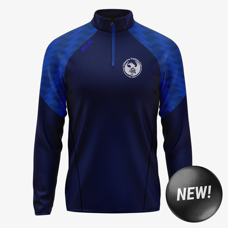 Tullamore Triathlon Club KCS Luna Quarter Zip Top Navy/Royal