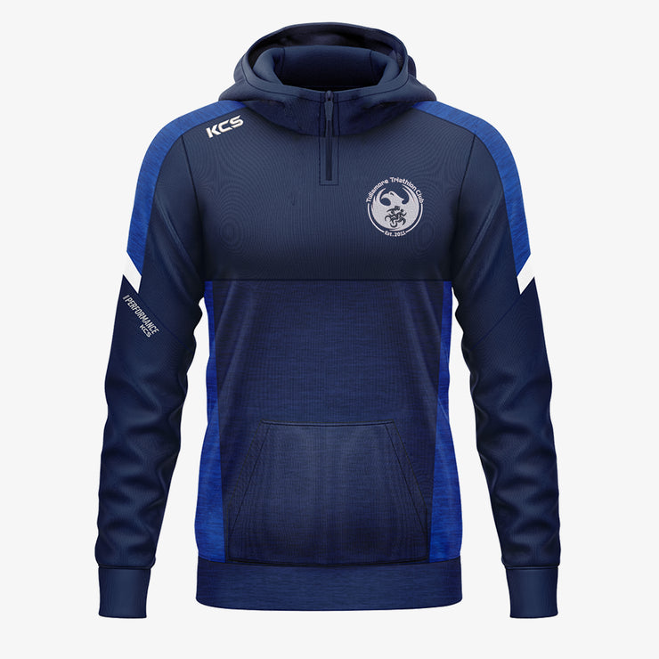 Tullamore Triathlon Club KCS Helios Half Zip Hoodie Navy/Royal/White