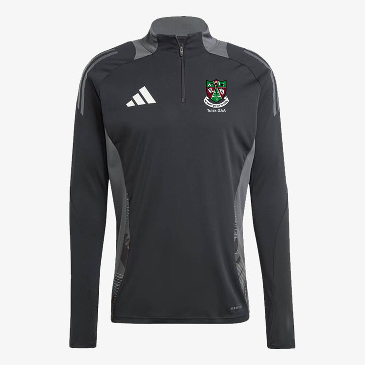 Tulsk GAA Adidas 24 Tiro Competition Half Zip Black