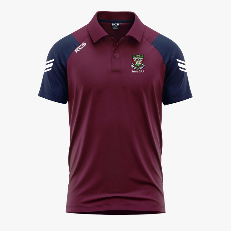 Tulsk GAA KCS Soul Polo Shirt Navy/Maroon